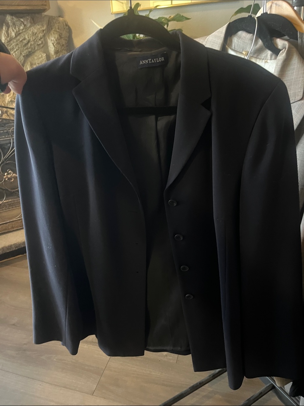 Ann Taylor Black Men's Tailored Blazer